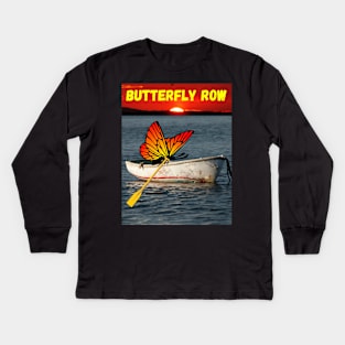 BUTTERFLY ROW Kids Long Sleeve T-Shirt